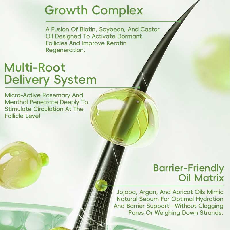 Rosemary& Biotin Hair Growth Hair Oil Formula Technology